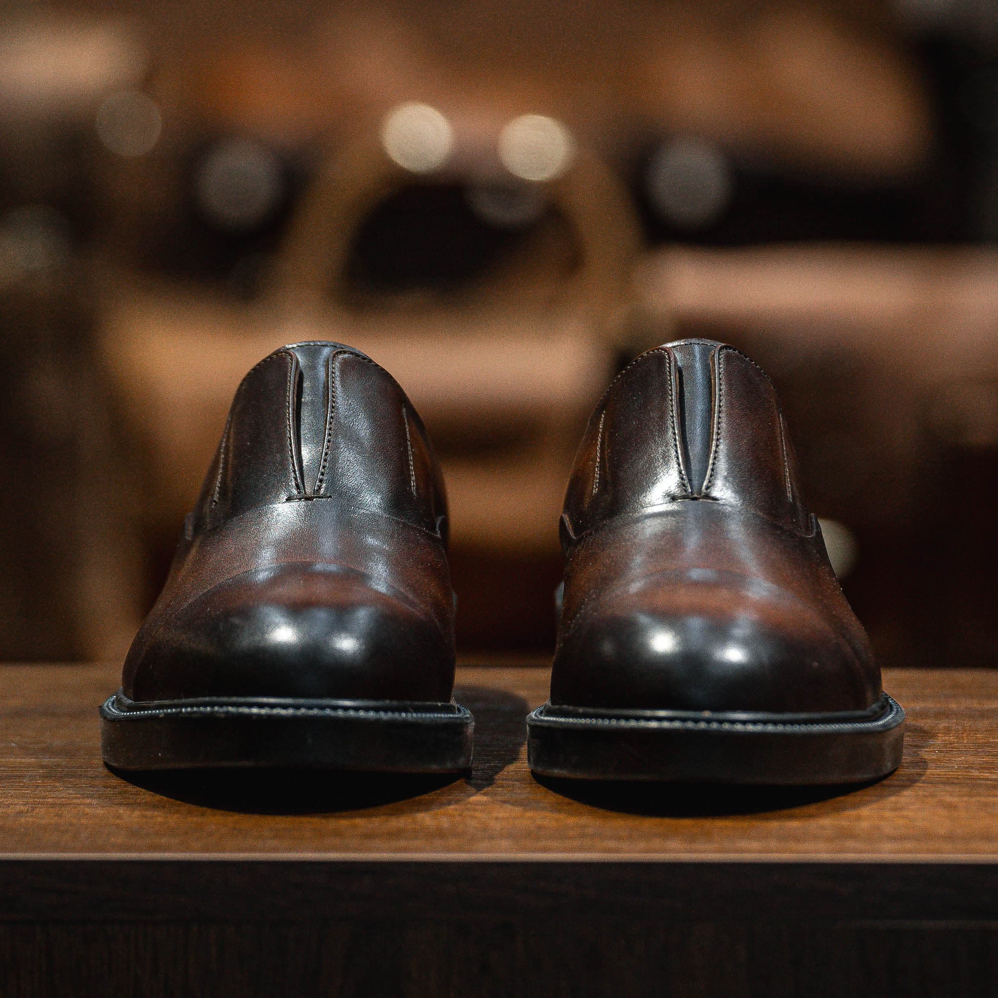 Giày Oxford Slipon dòng Pisco Beckman- Nâu Patina 18