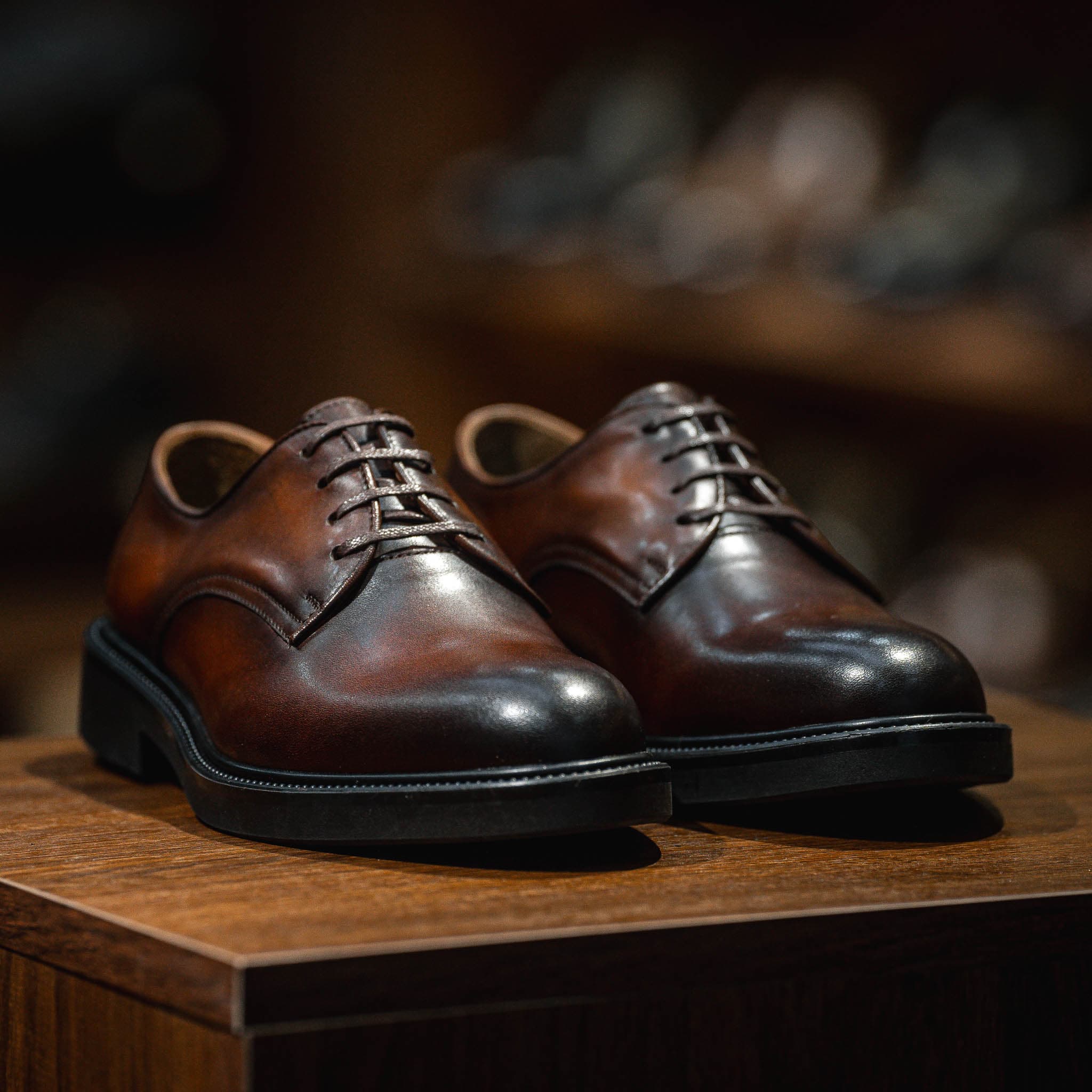 Giày Derby Classic dòng Amarula Beckman - Nâu Patina 16