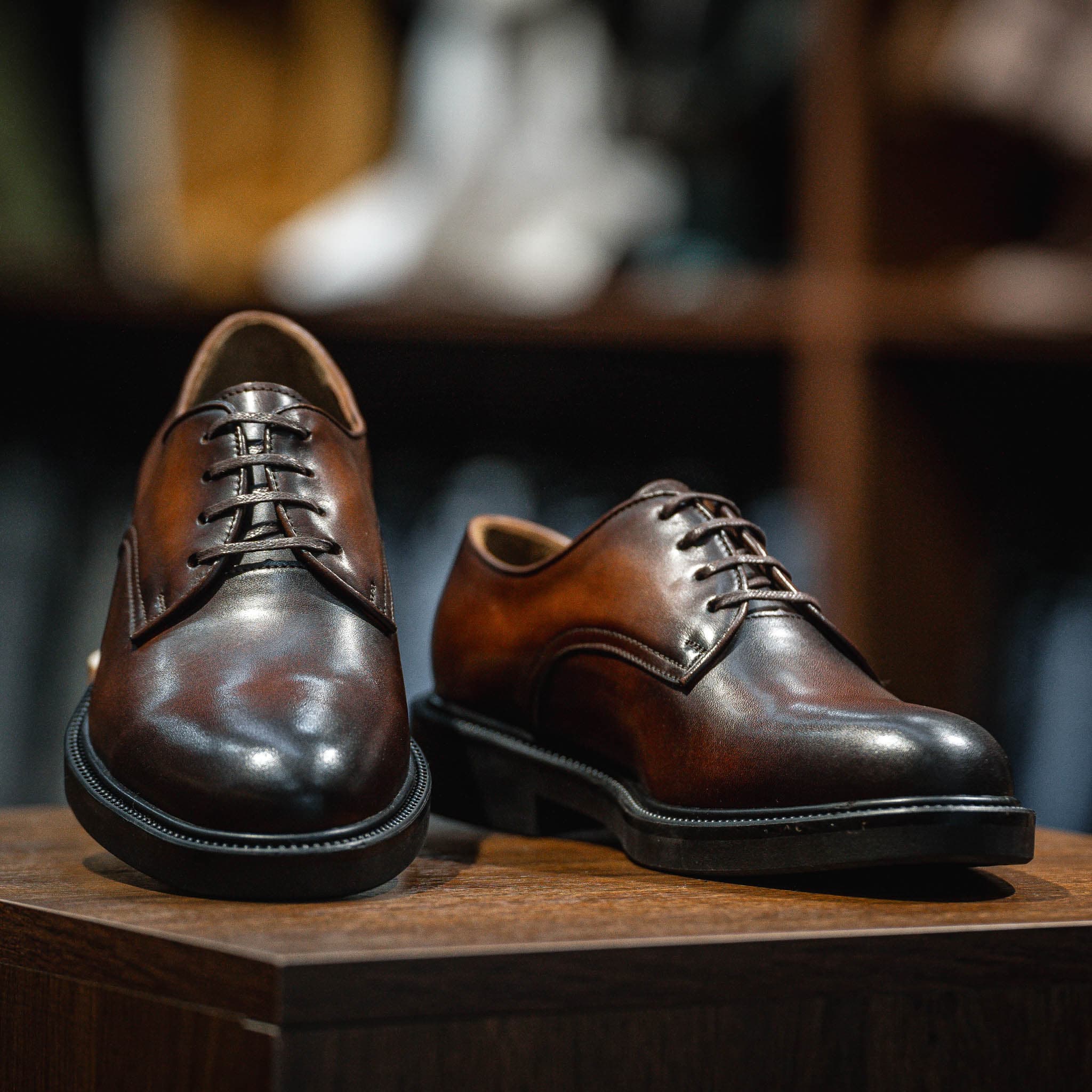 Giày Derby Classic dòng Amarula Beckman - Nâu Patina 9