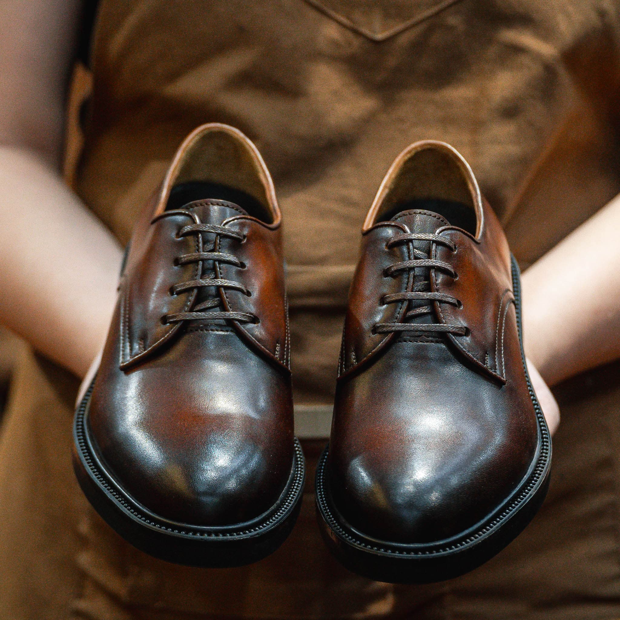 Giày Derby Classic dòng Amarula Beckman - Nâu Patina 10