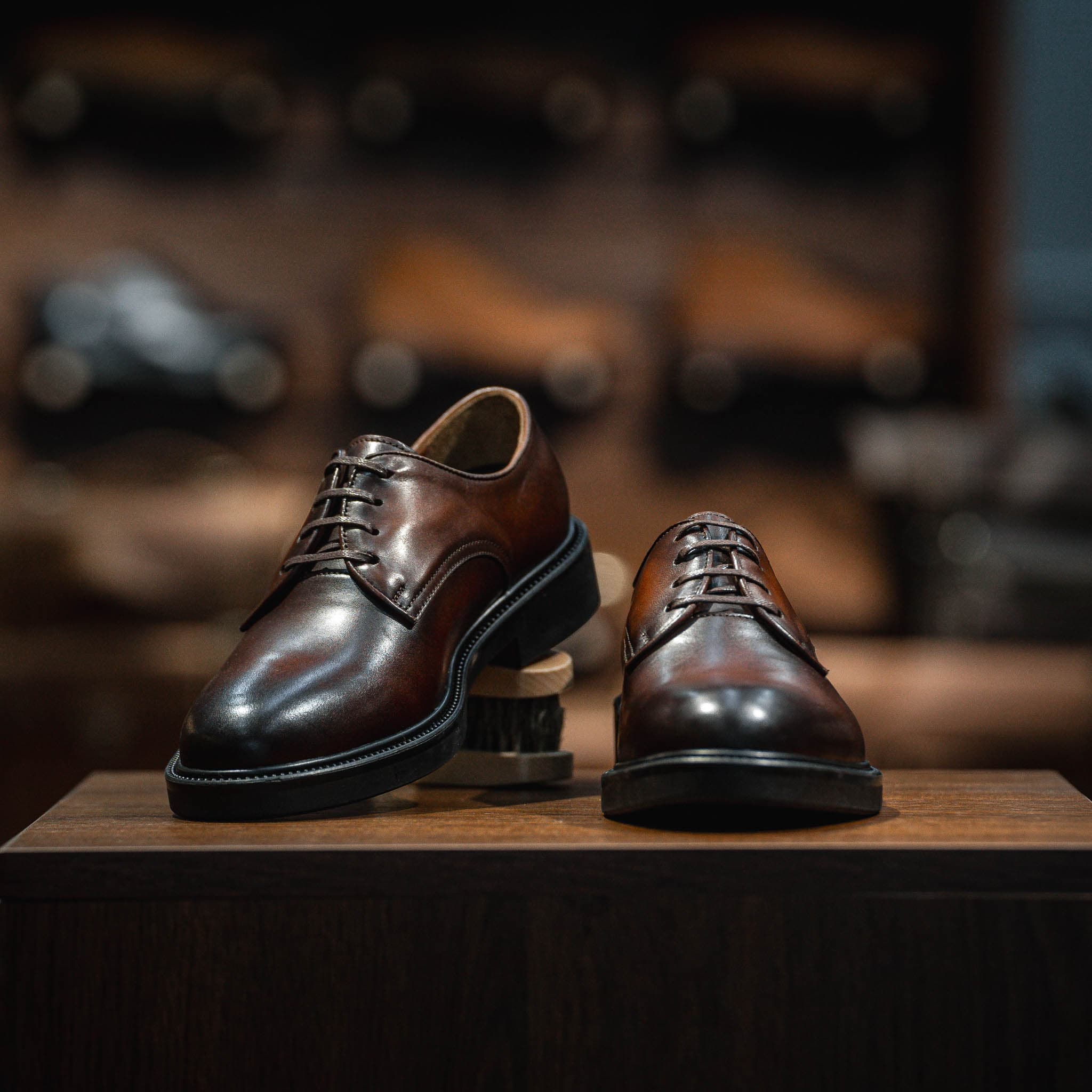 Giày Derby Classic dòng Amarula Beckman - Nâu Patina 7