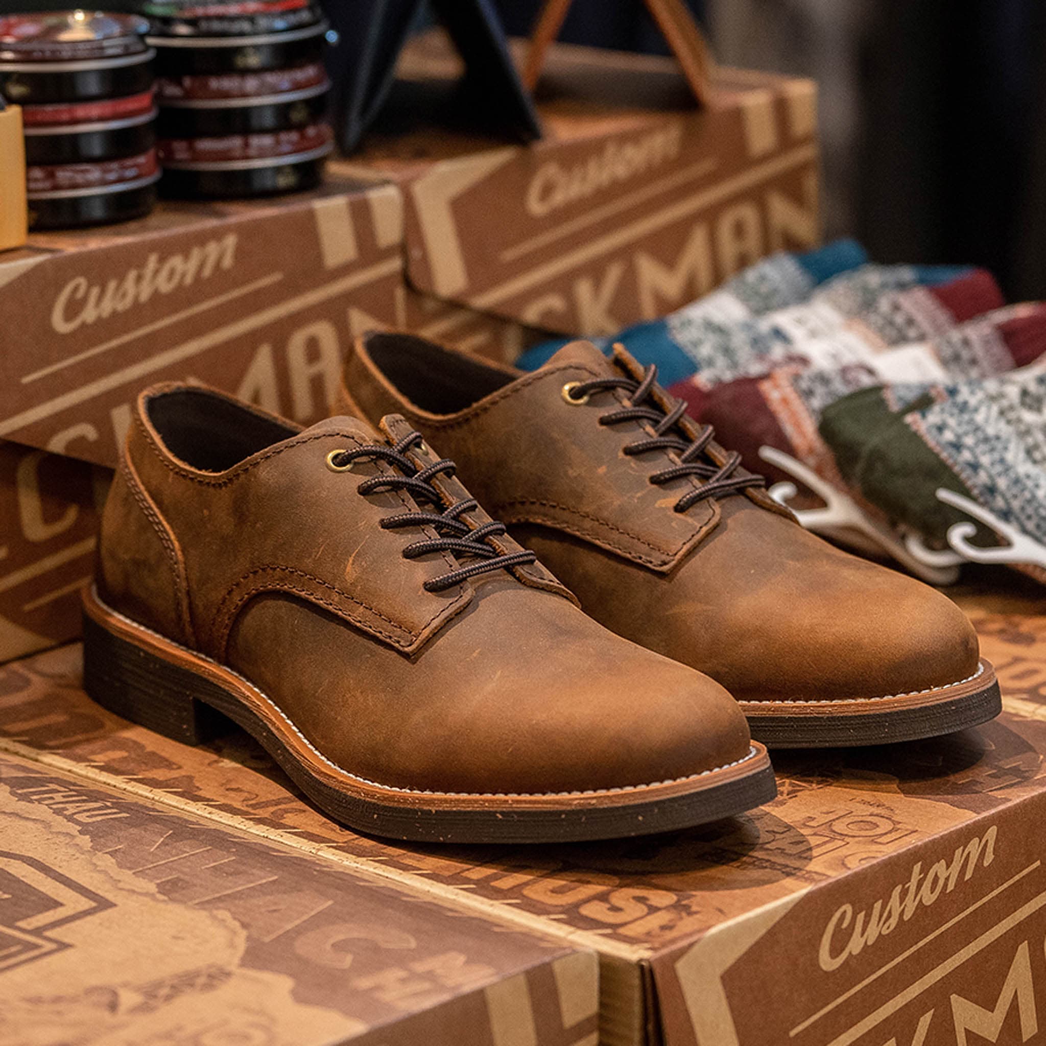Giày Derby Mind XR Bò - BM