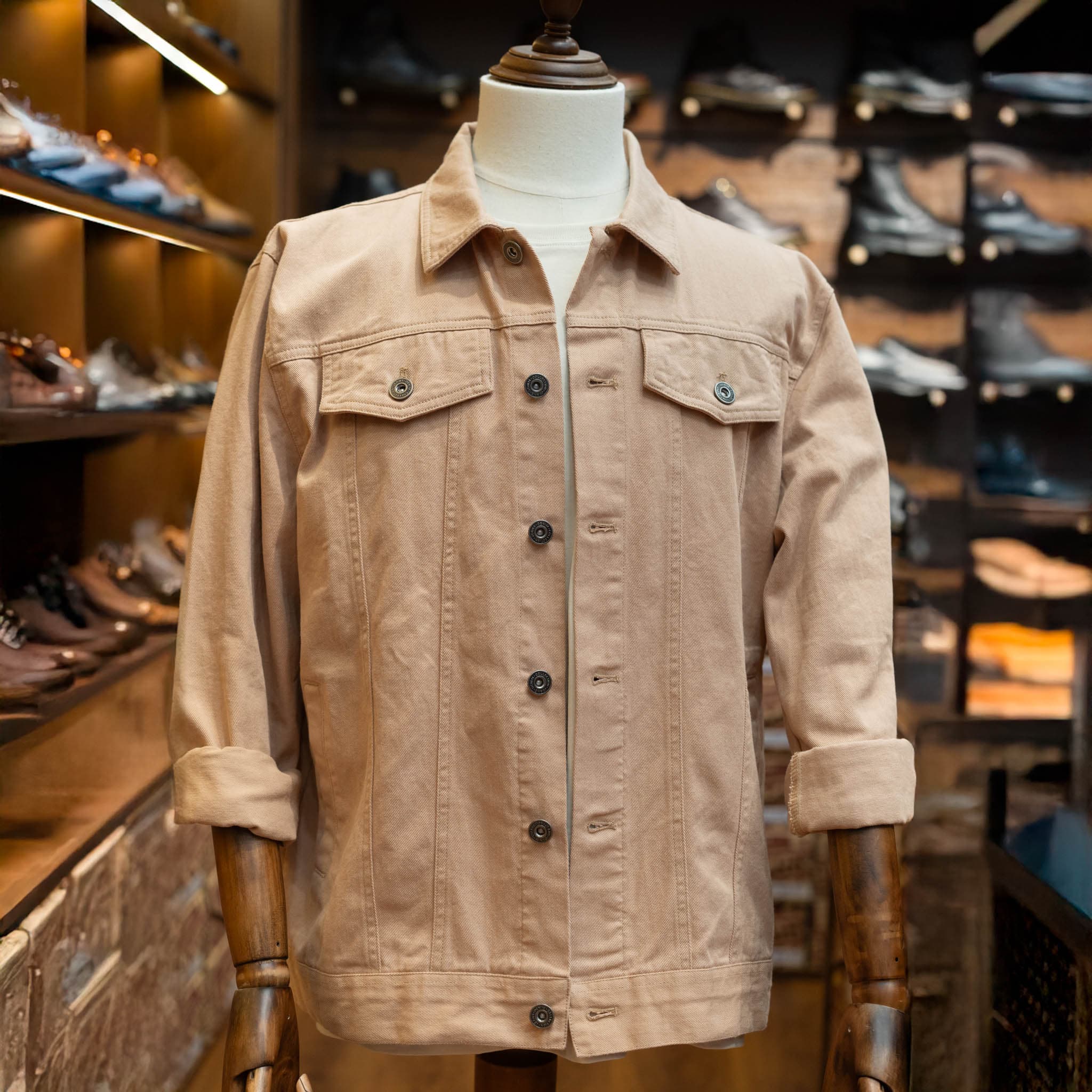 ÁO KHOÁC JACKET KAKI BELFORT - Be