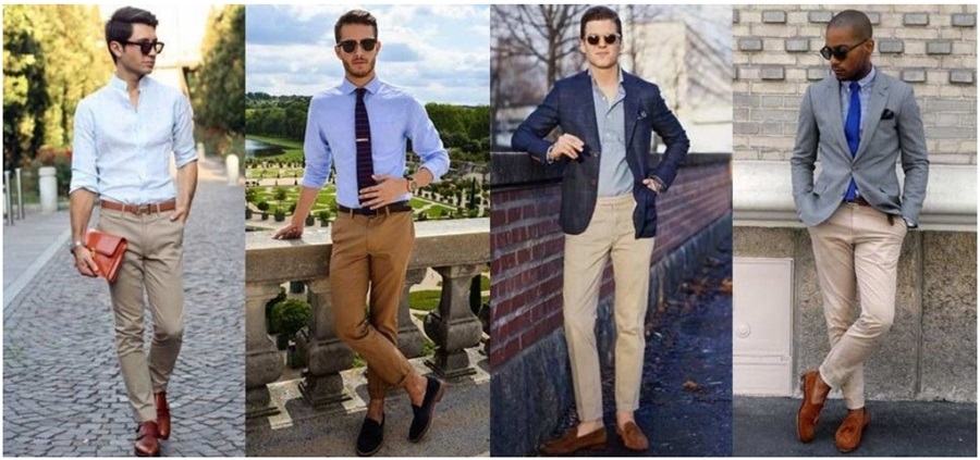 Quần kaki đi với giày gì? mix&match phong cách với quần kaki