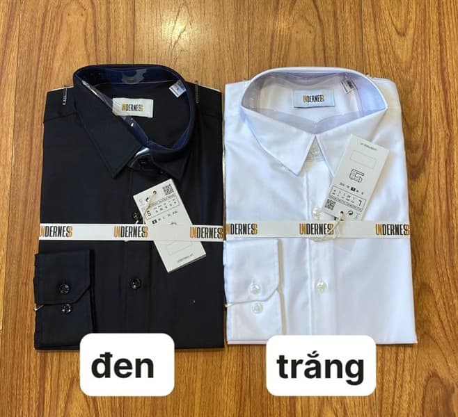 SƠ MI UNDERNESS - ĐEN - S