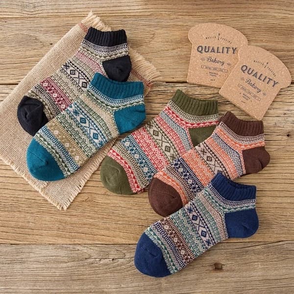 VỚ VINTAGE THỔ CẨM HÀNG NHẬP - NGẮN