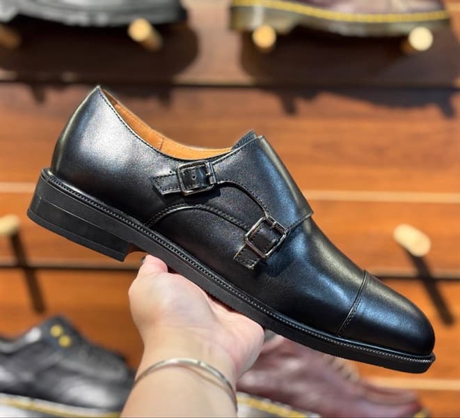 Giày Beckman Double Monkstrap PH - ĐEN - 39