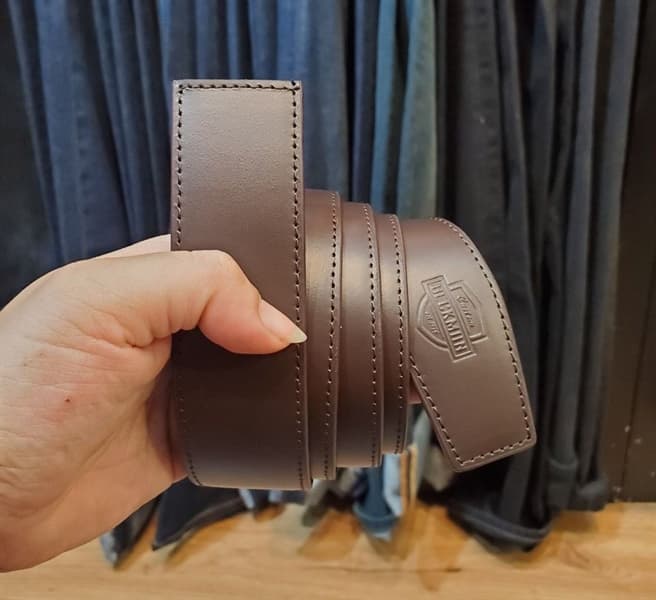 Dây Nịt Beckman TT Da Trơn - NÂU