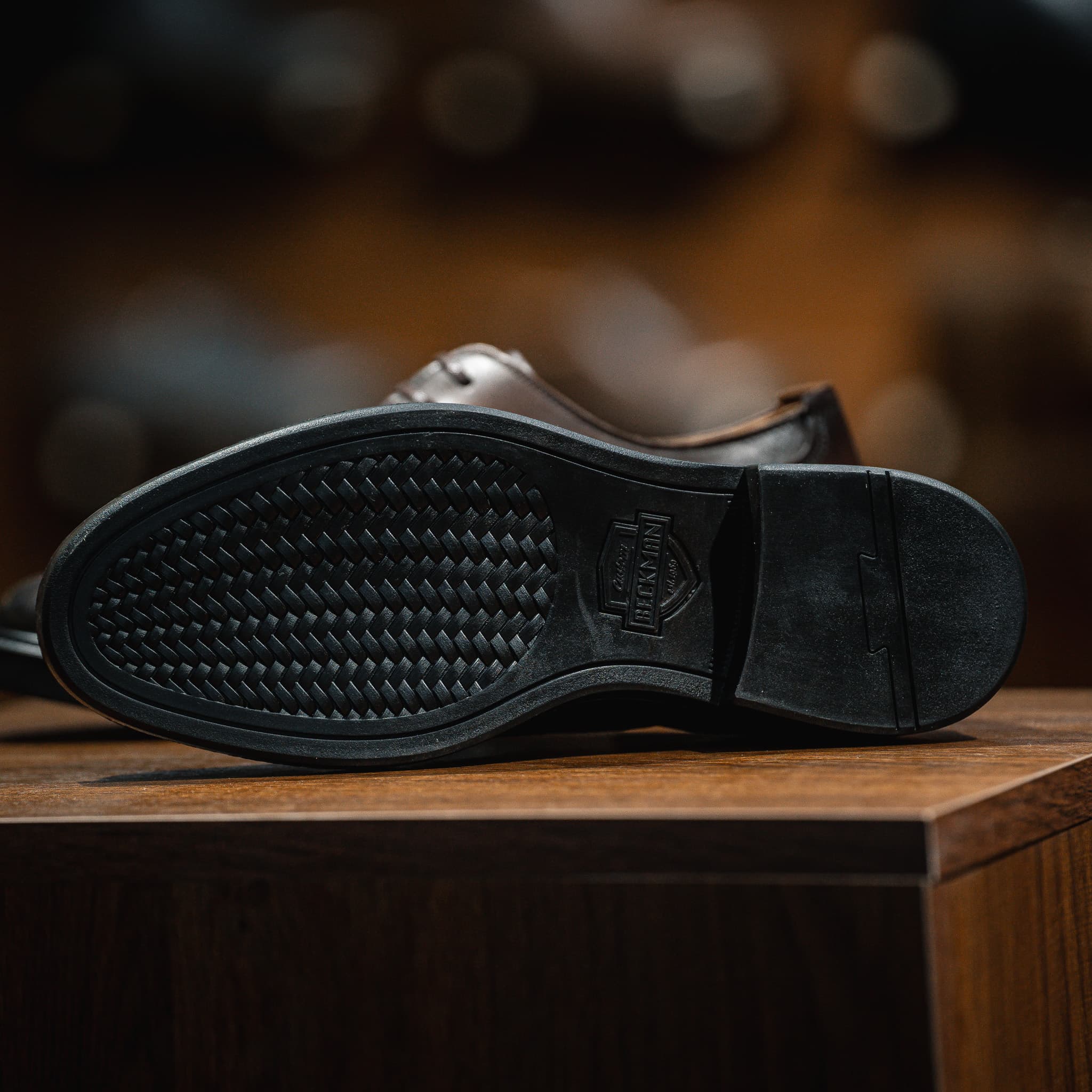 Giày Oxford Captoe dòng Macallan Beckman - Nâu Patina
