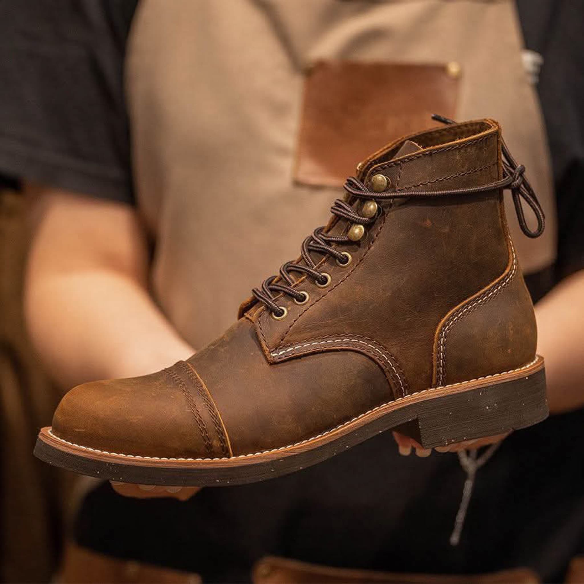 Giày boots Beckman Ironboots - Bò