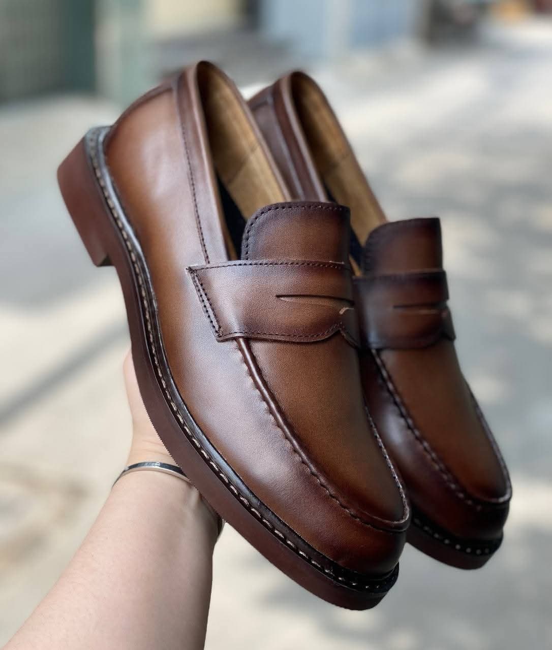 Giày Beckman Penny Loafer - Nâu 1