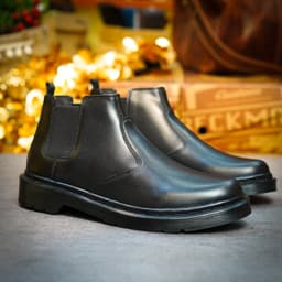 Giày Chelsea Boots Classic Full Black - Đen