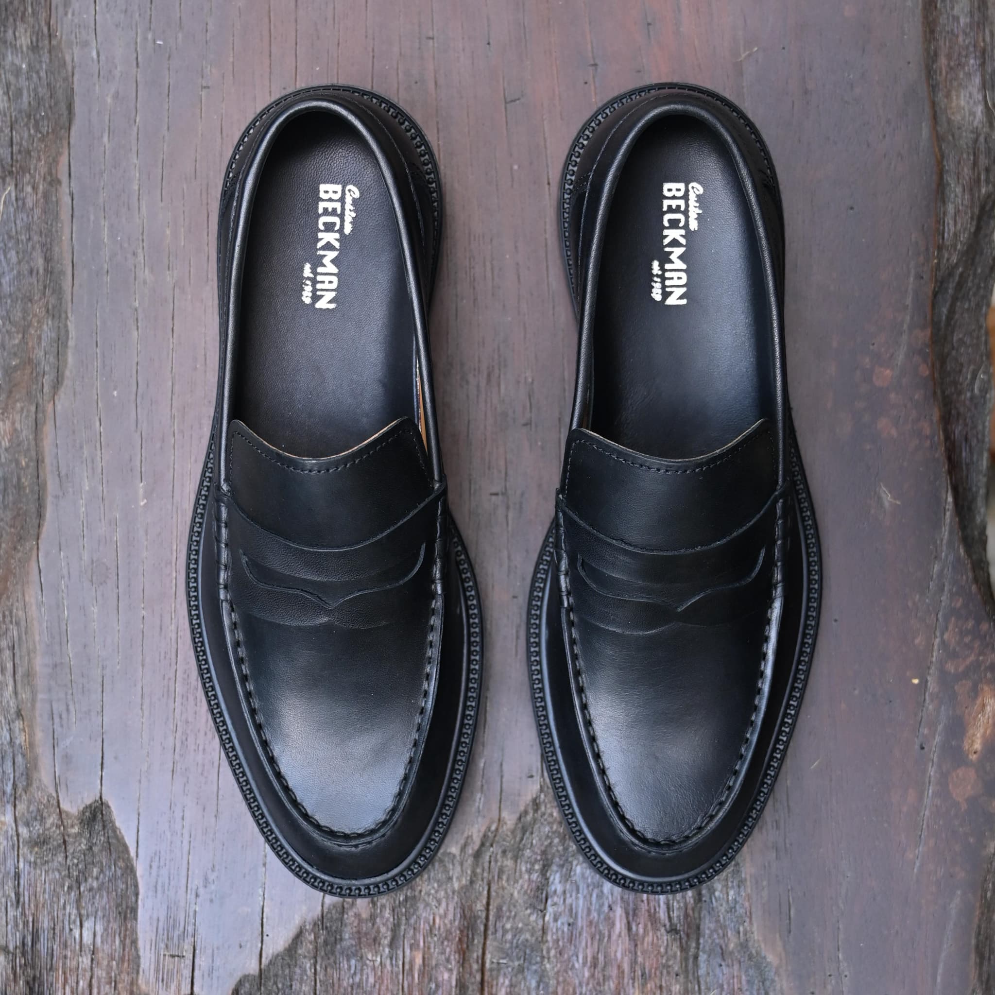 Giày Beckman Penny Loafer HA - COGNAC PATINA