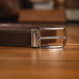 Dây Nịt Beckman TT Da Safiano - Nâu