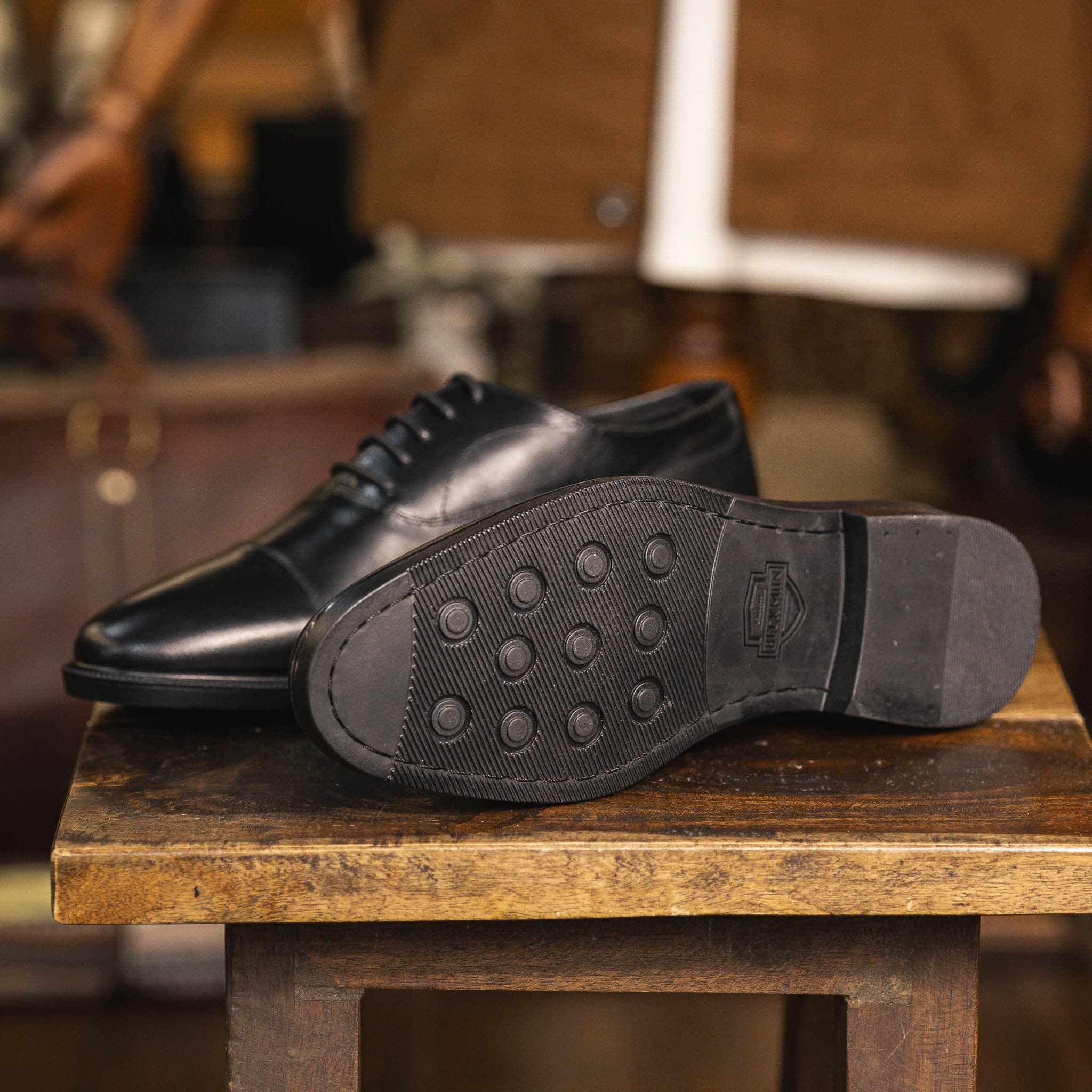 Giày Beckman Oxford Captoe AD - Đen 3