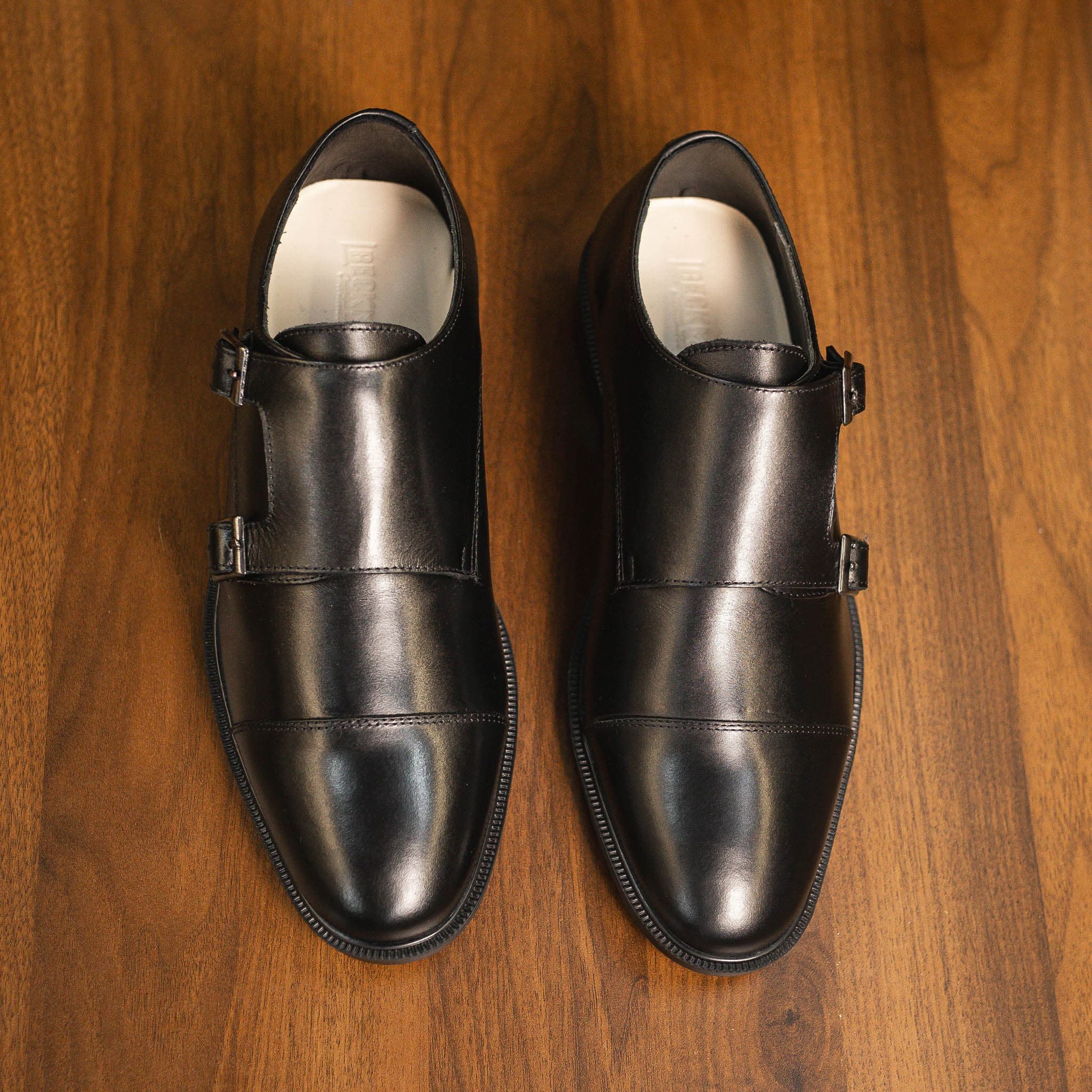 Giày Beckman Double Monkstrap AD - Đen 5