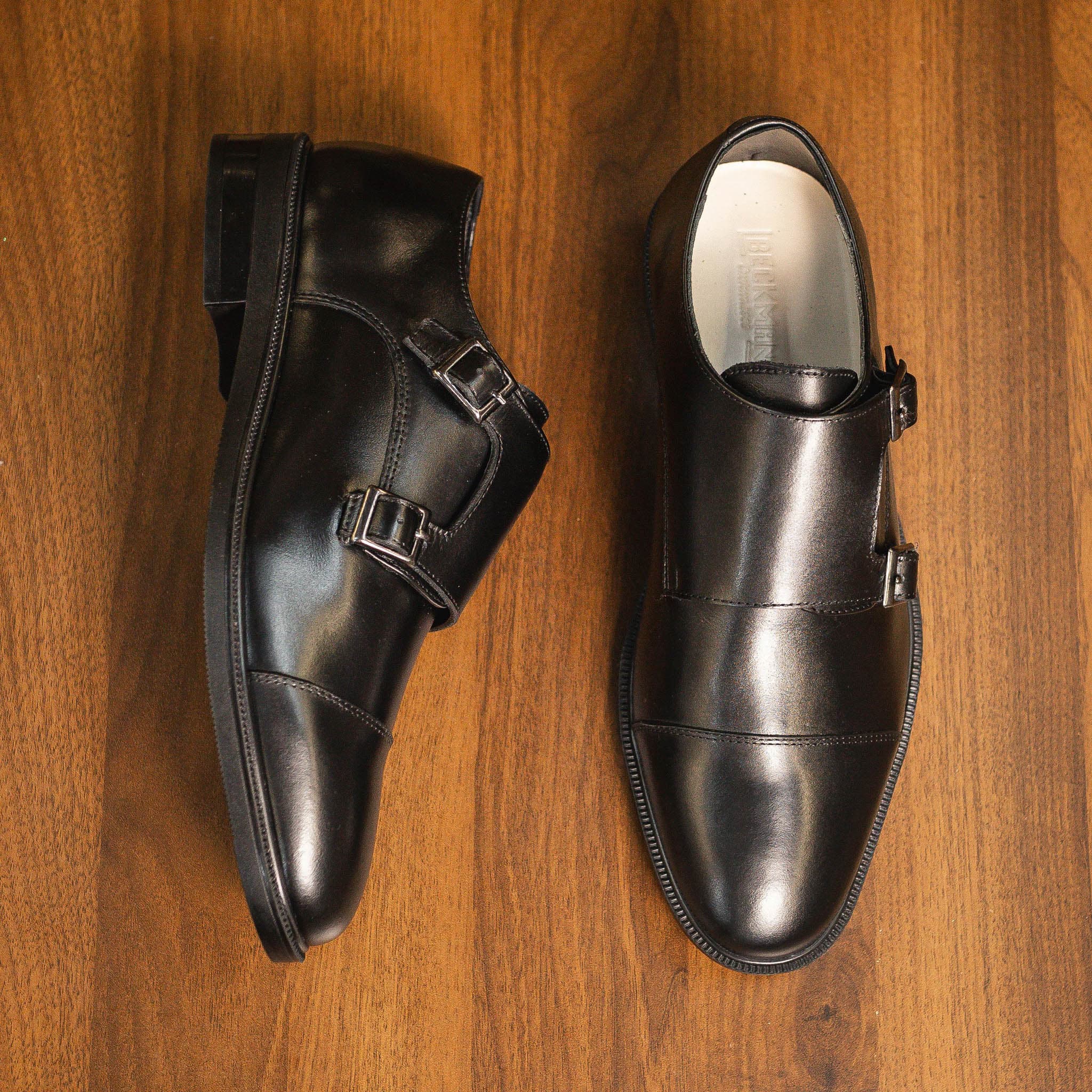 Giày Beckman Double Monkstrap AD - Đen 6