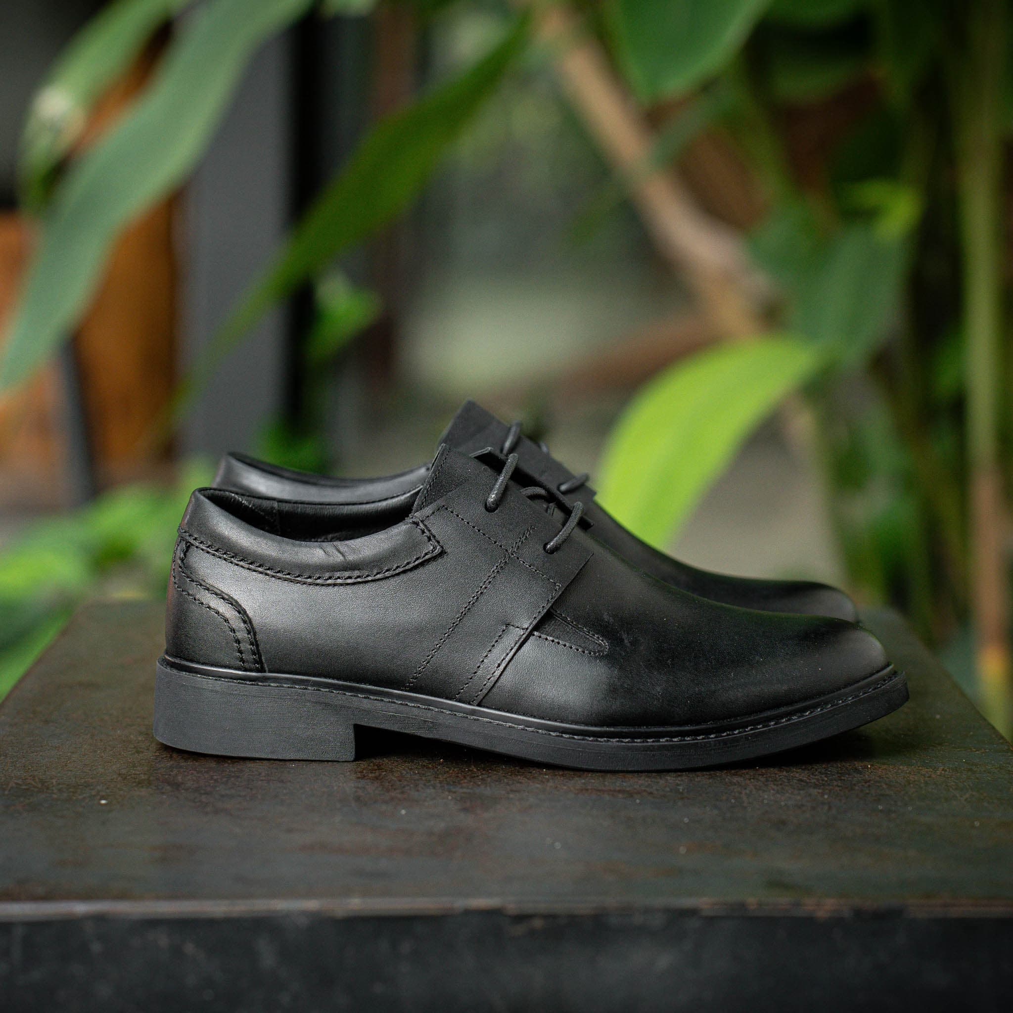Giày Derby Casual dòng Bacardi Beckman - Đen Patina 14