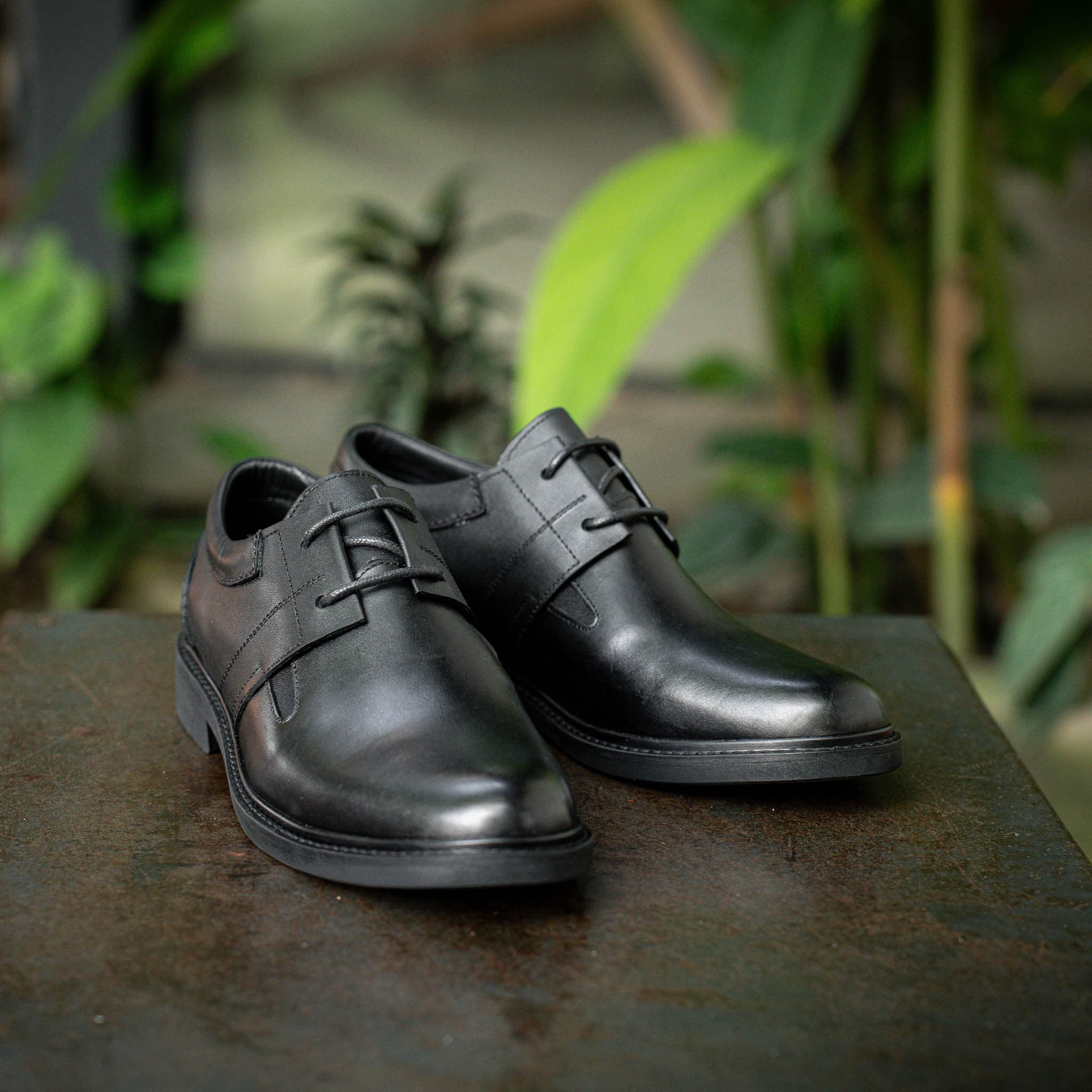 Giày Derby Casual dòng Bacardi Beckman - Đen Patina 16