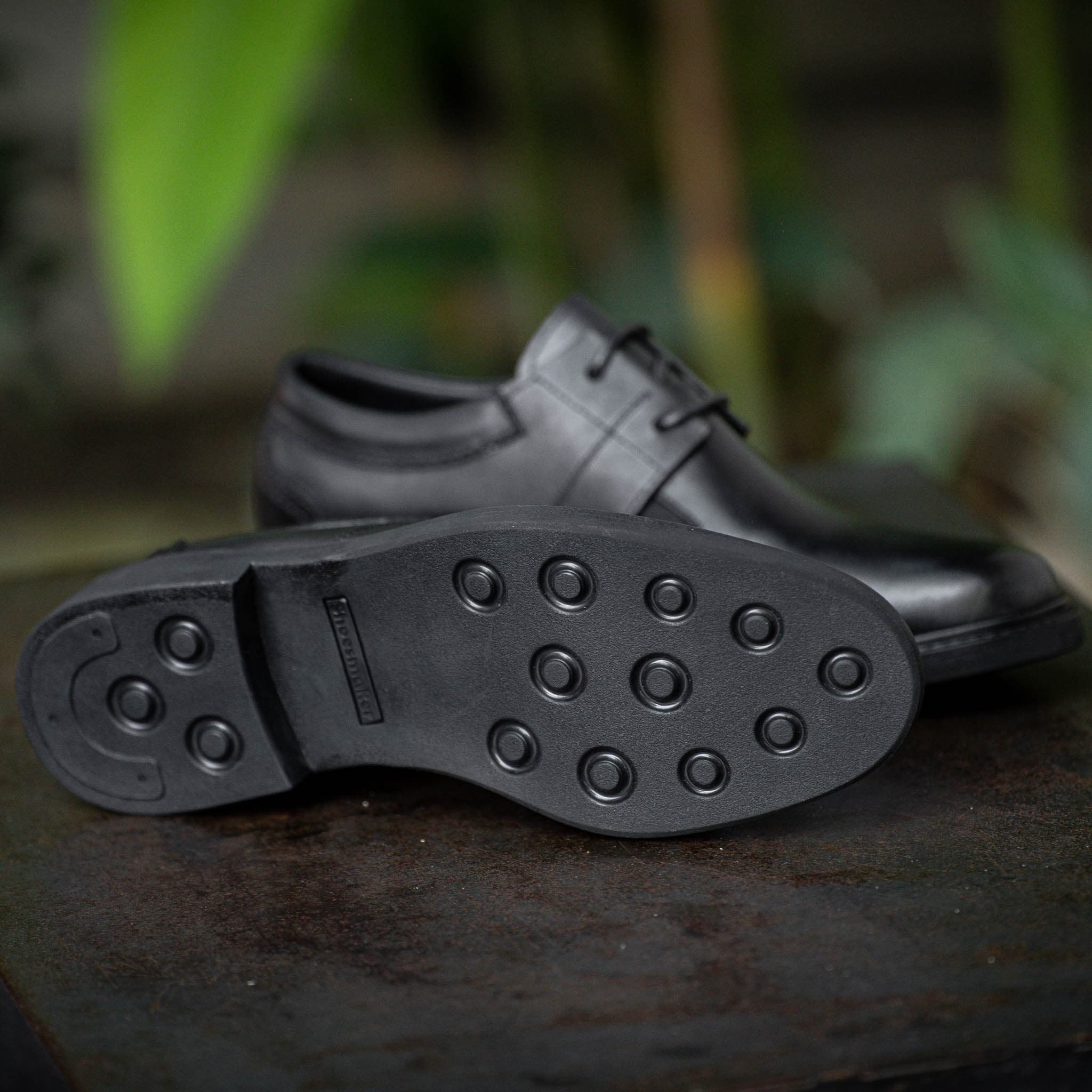 Giày Derby Casual dòng Bacardi Beckman - Đen Patina 4