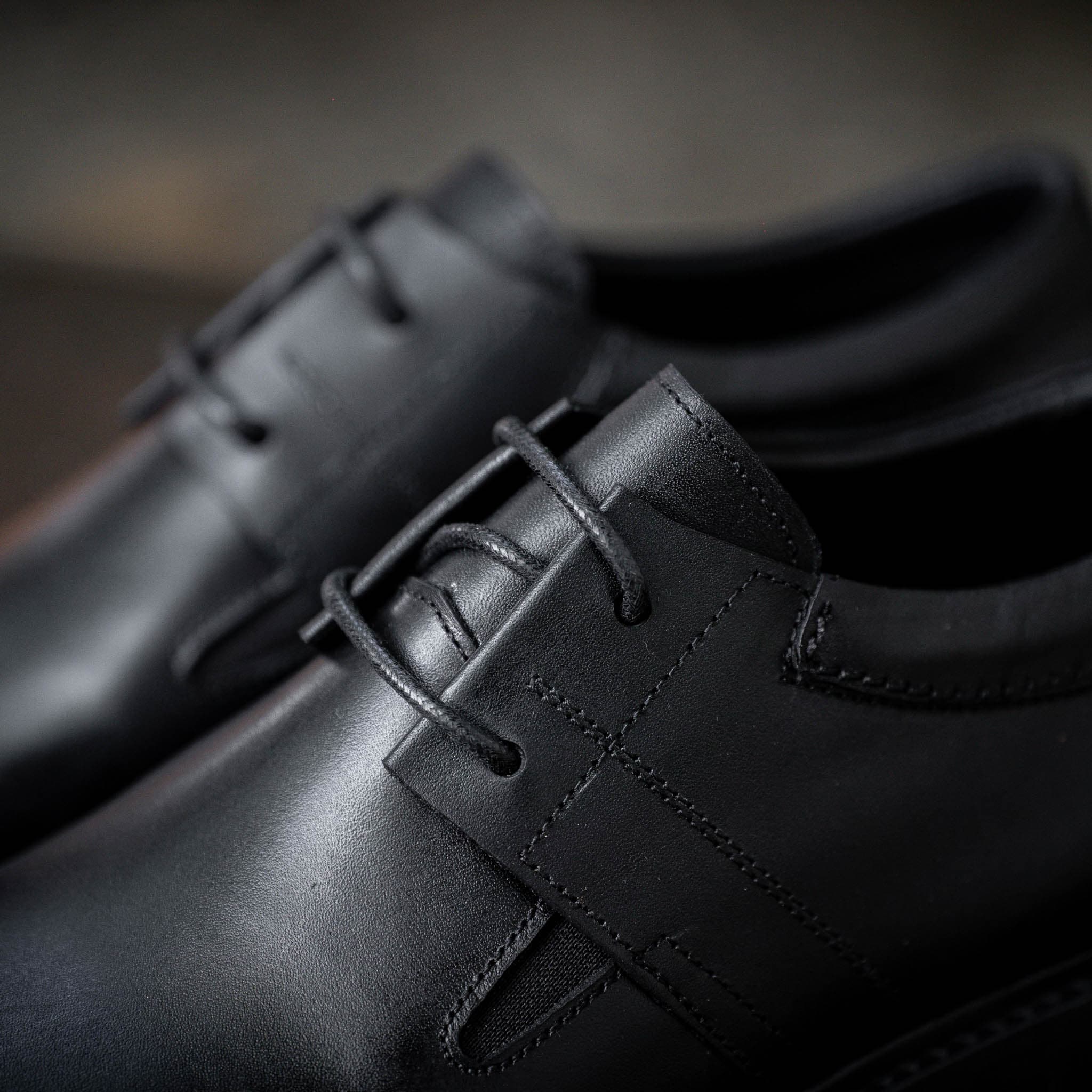Giày Derby Casual dòng Bacardi Beckman - Đen Patina 7