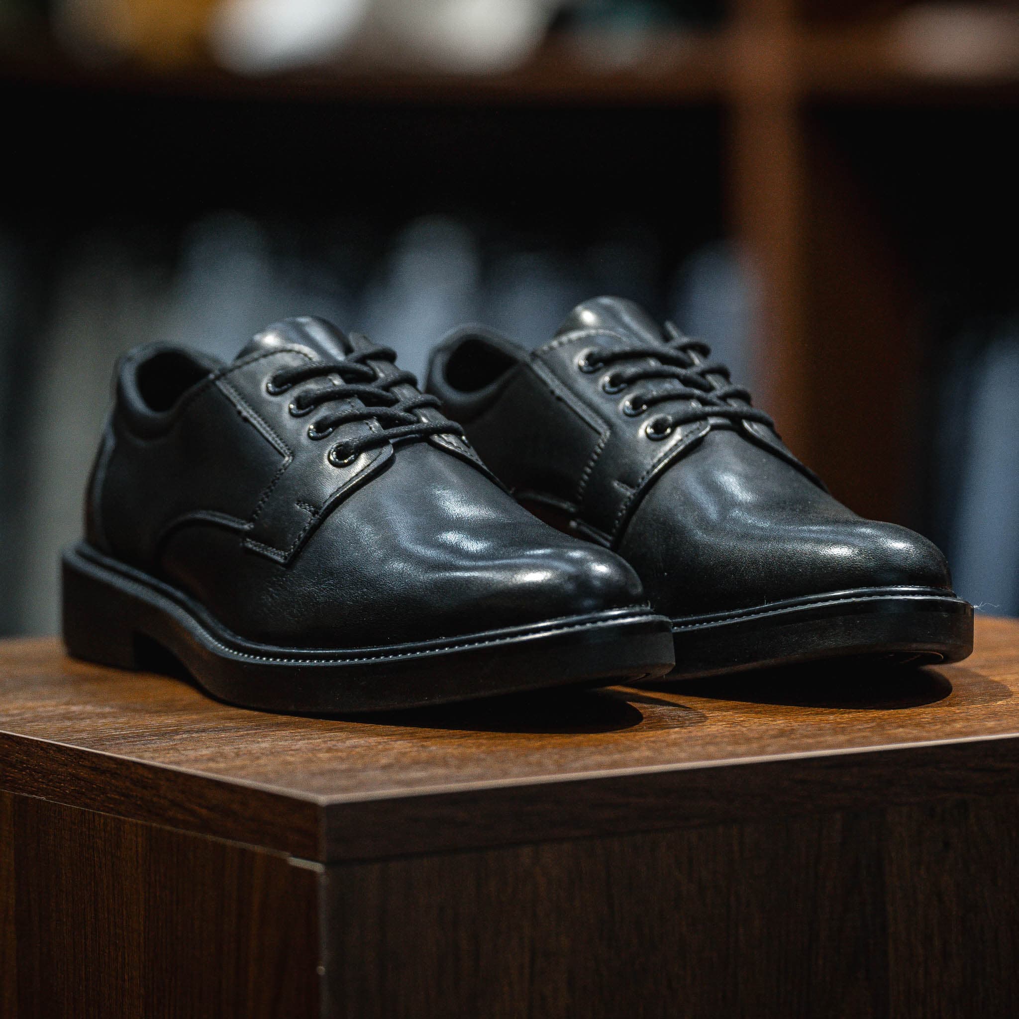 Giày Derby Classic dòng Brandy Beckman- Đen Patina 2
