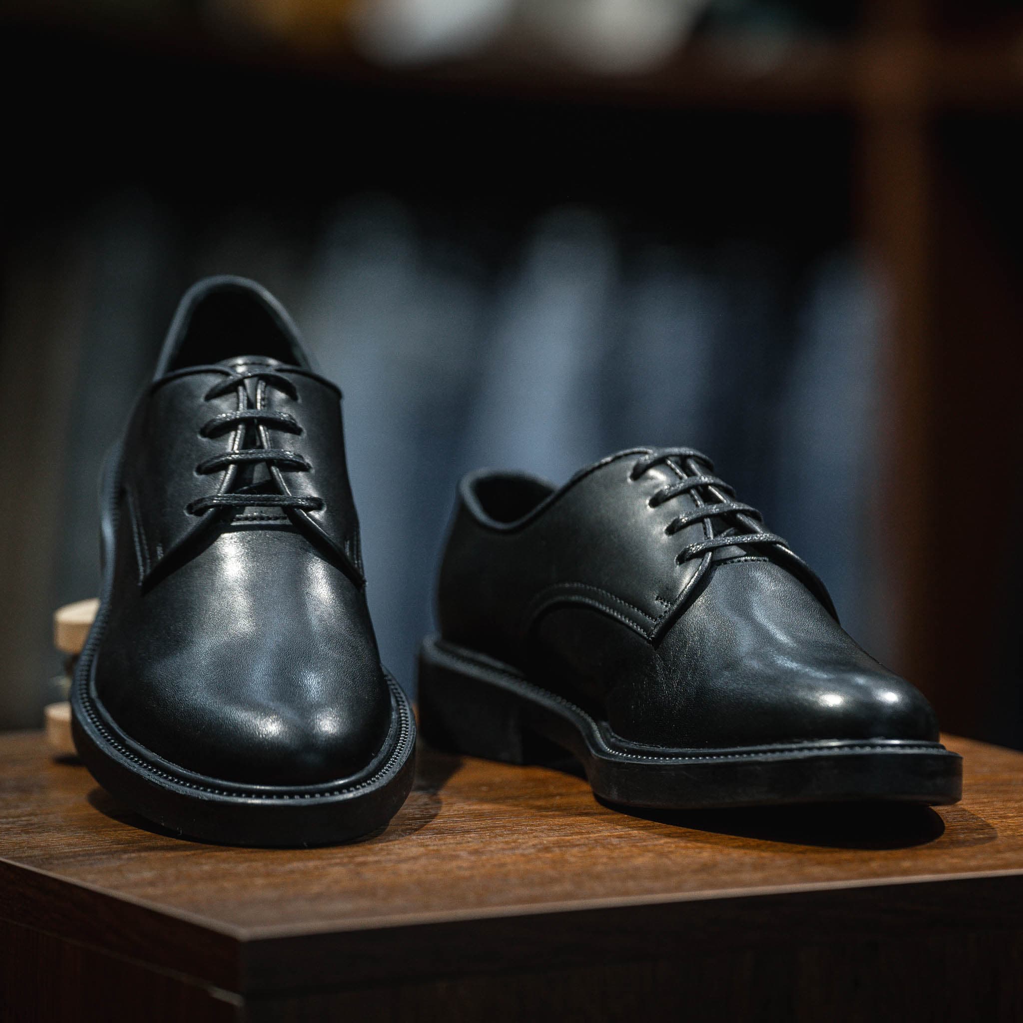 Giày Derby Classic dòng Amarula Beckman- Đen Patina 6
