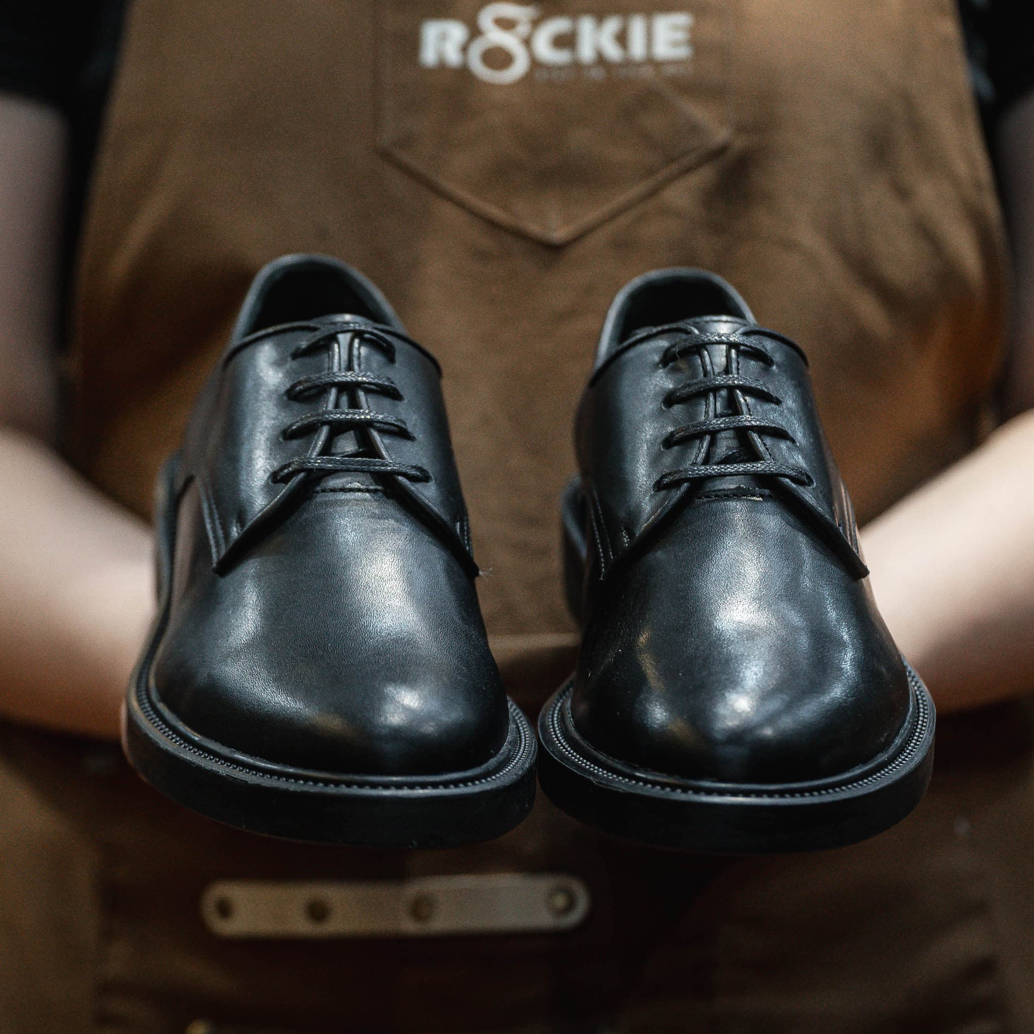 Giày Derby Classic dòng Amarula Beckman- Đen Patina 7