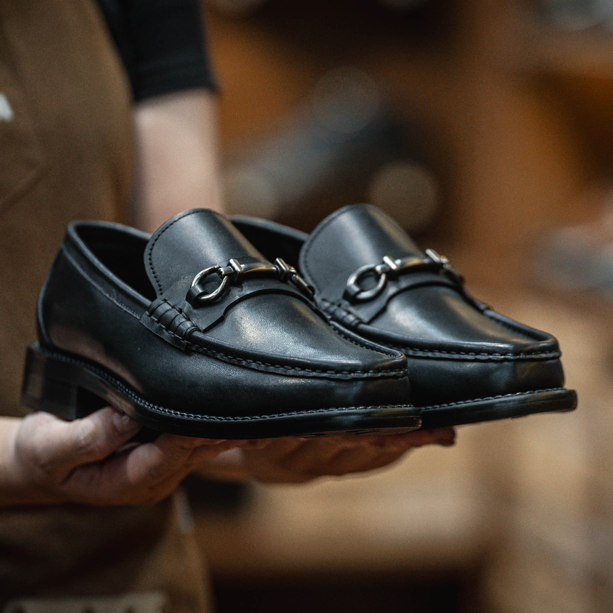 Giày Beckman Horsebit Loafer - Đen 9