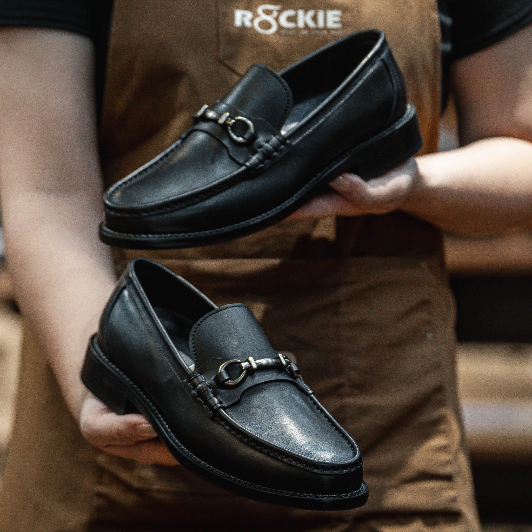 Giày Beckman Horsebit Loafer - Đen 10