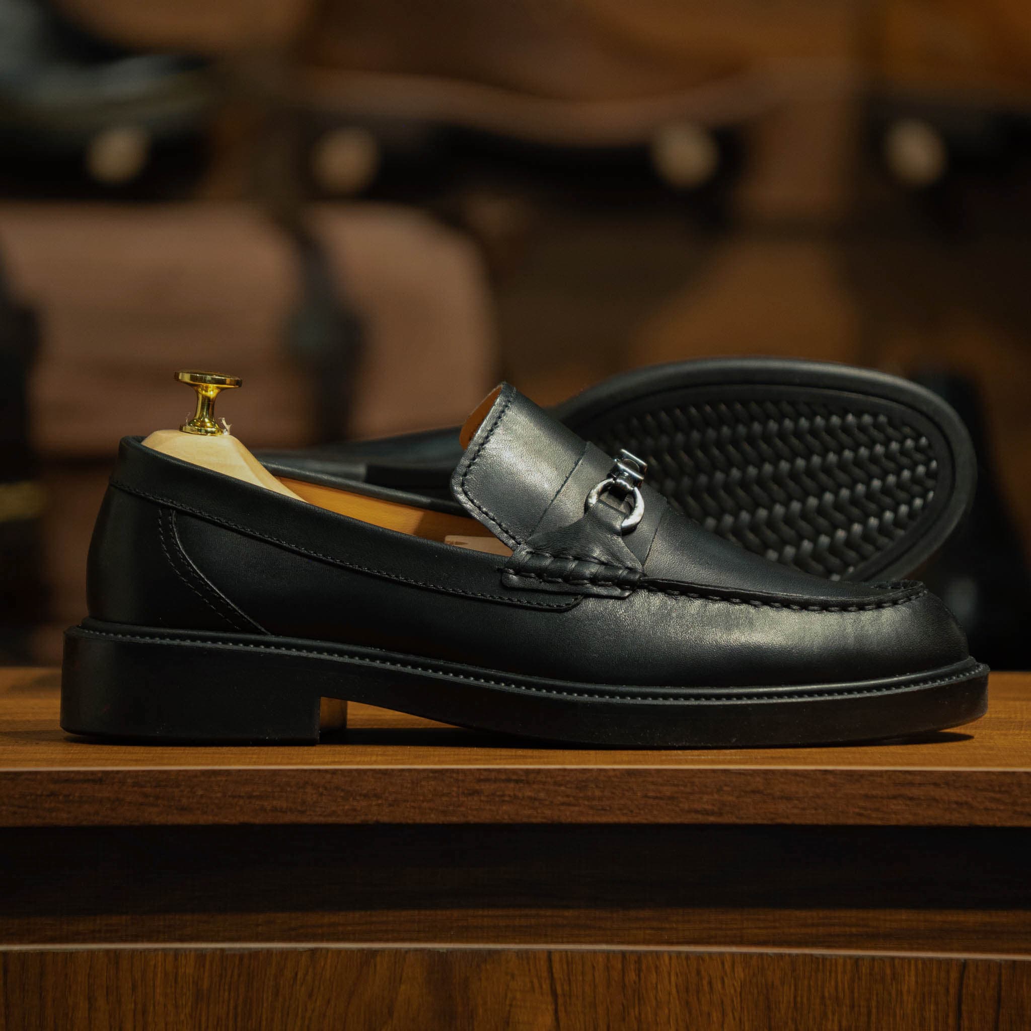 Giày Beckman Horsebit Loafer - Đen 12