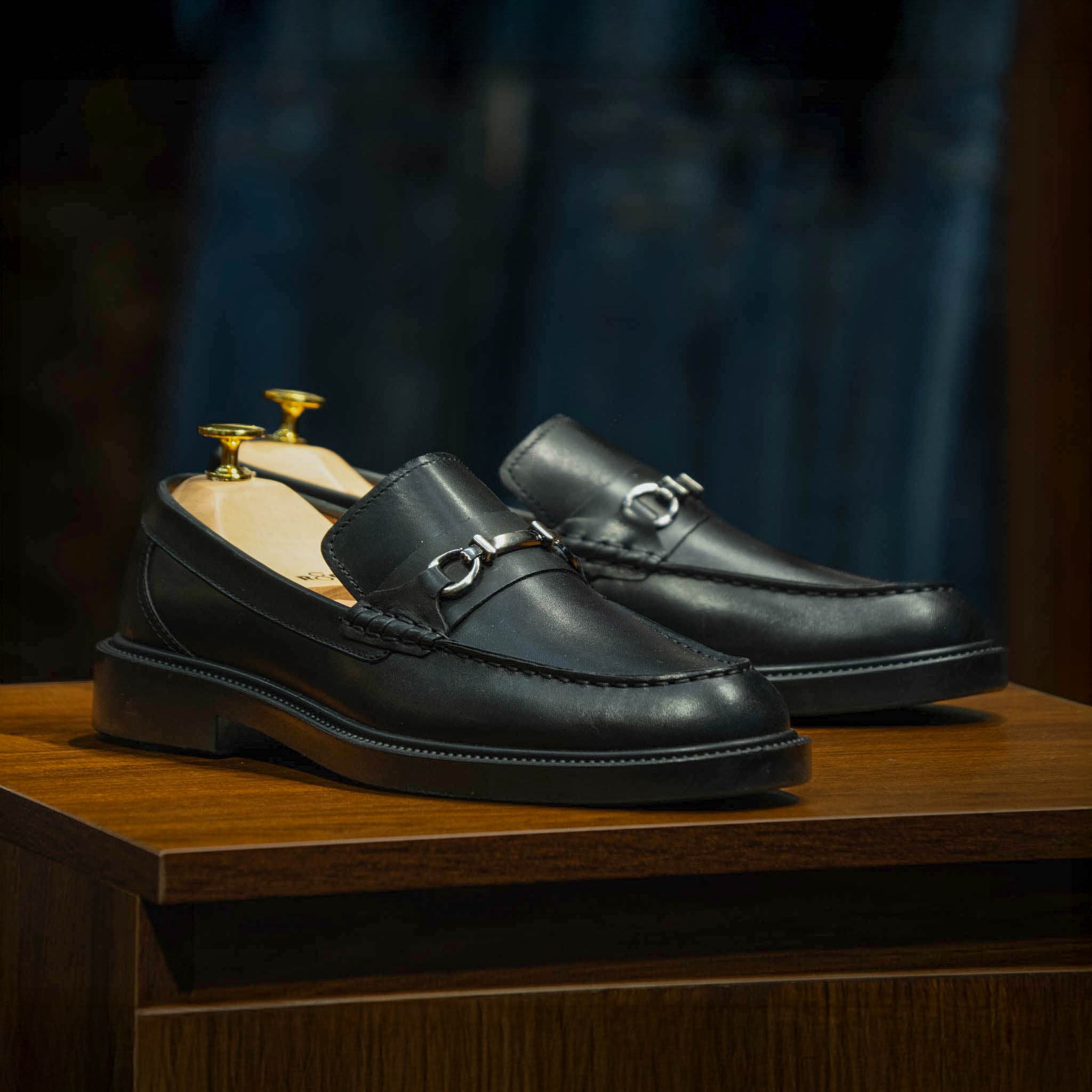 Giày Beckman Horsebit Loafer - Đen 13
