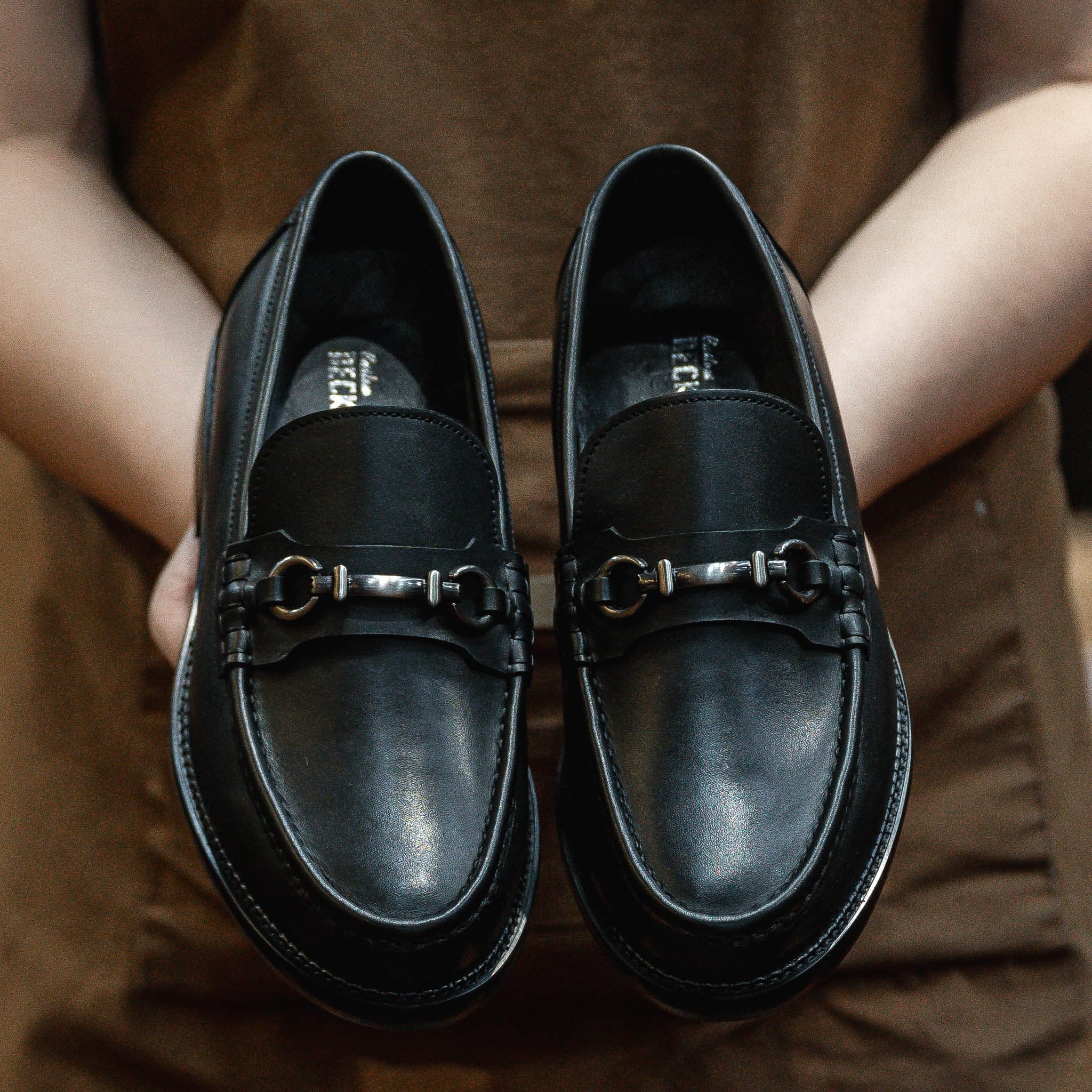 Giày Beckman Horsebit Loafer - Đen 8