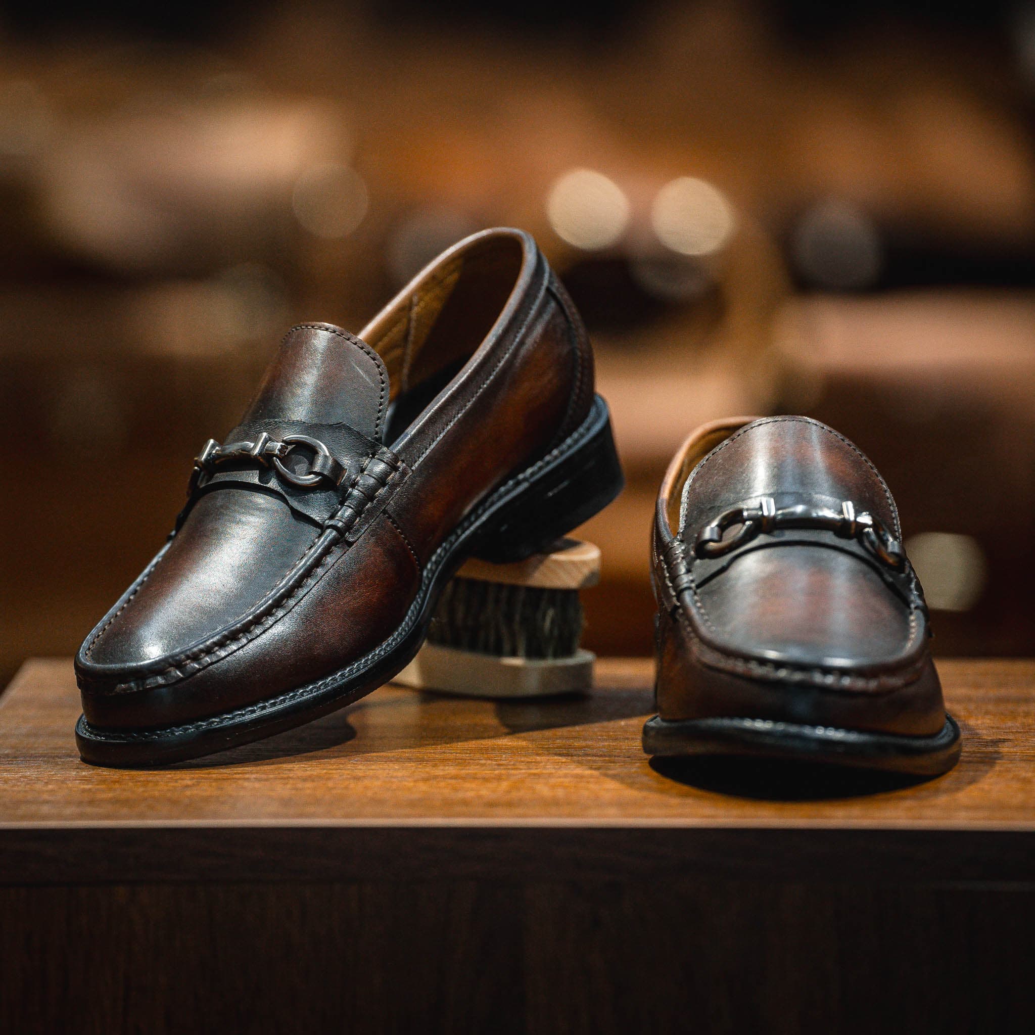 Giày Beckman Horsebit Loafer - Nâu 9