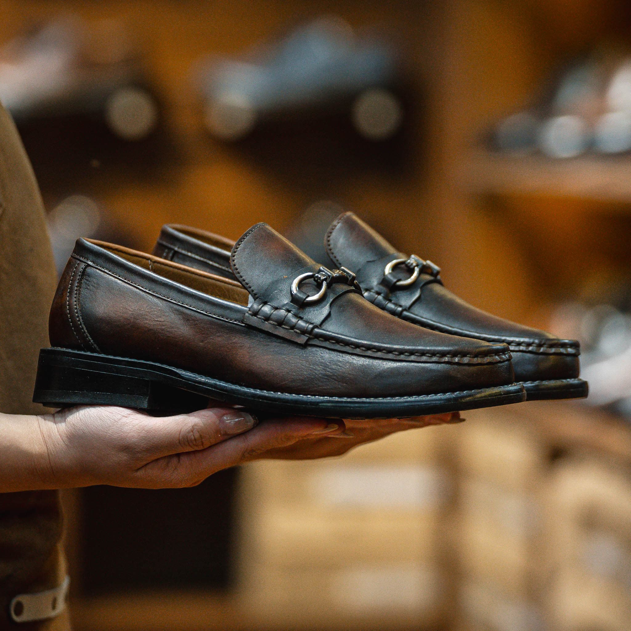 Giày Beckman Horsebit Loafer - Nâu 14