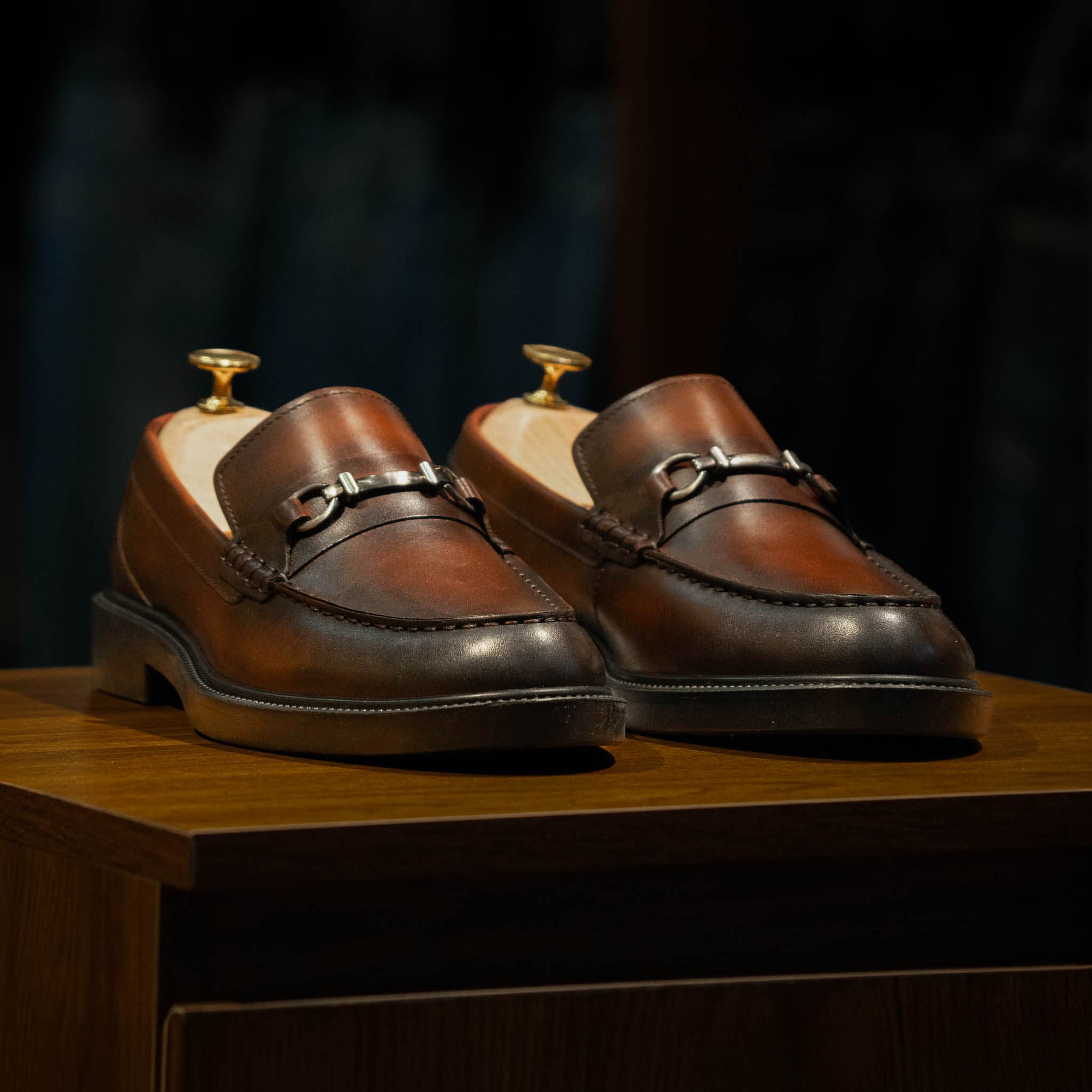 Giày Beckman Horsebit Loafer - Nâu 18