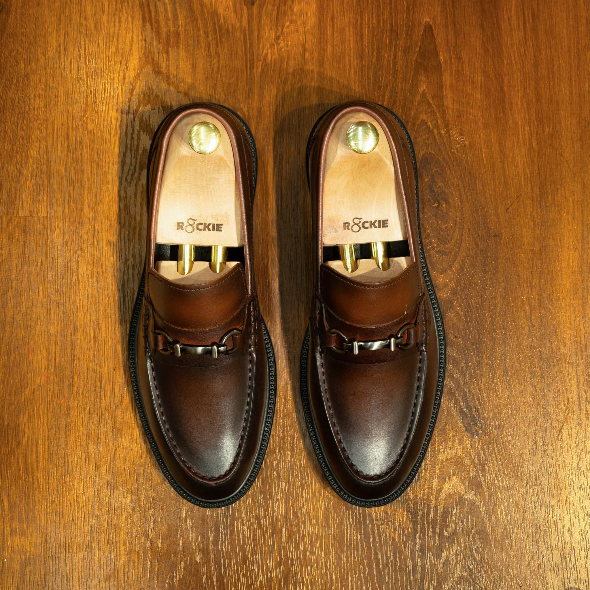 Giày Beckman Horsebit Loafer - Nâu 22
