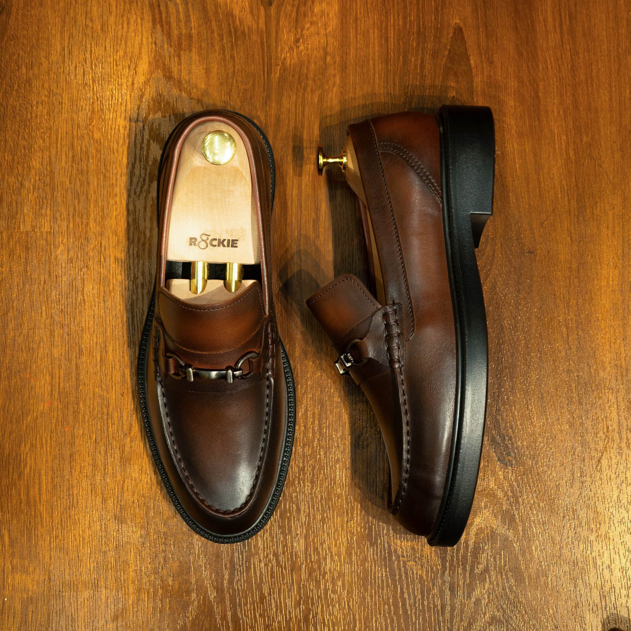 Giày Beckman Horsebit Loafer - Nâu 23