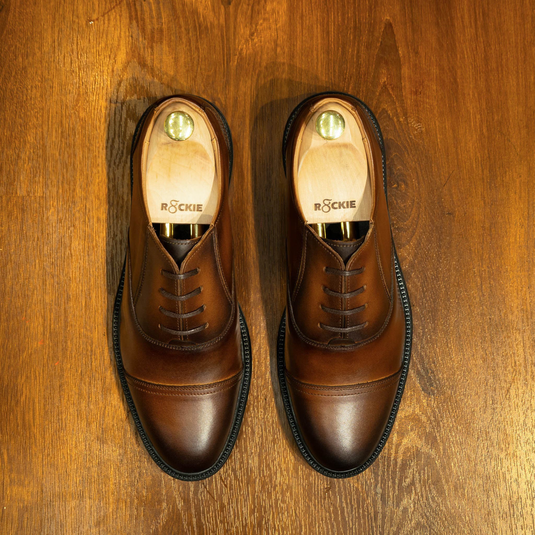 Giày Oxford dòng Remy Martin Beckman - Nâu Patina 3