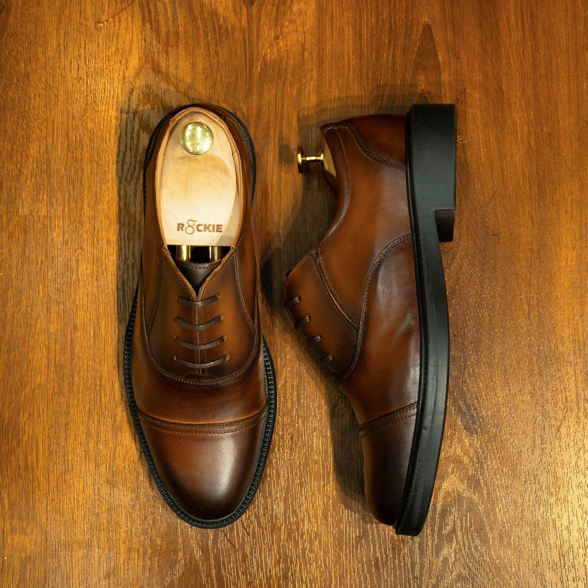 Giày Oxford dòng Remy Martin Beckman - Nâu Patina 4