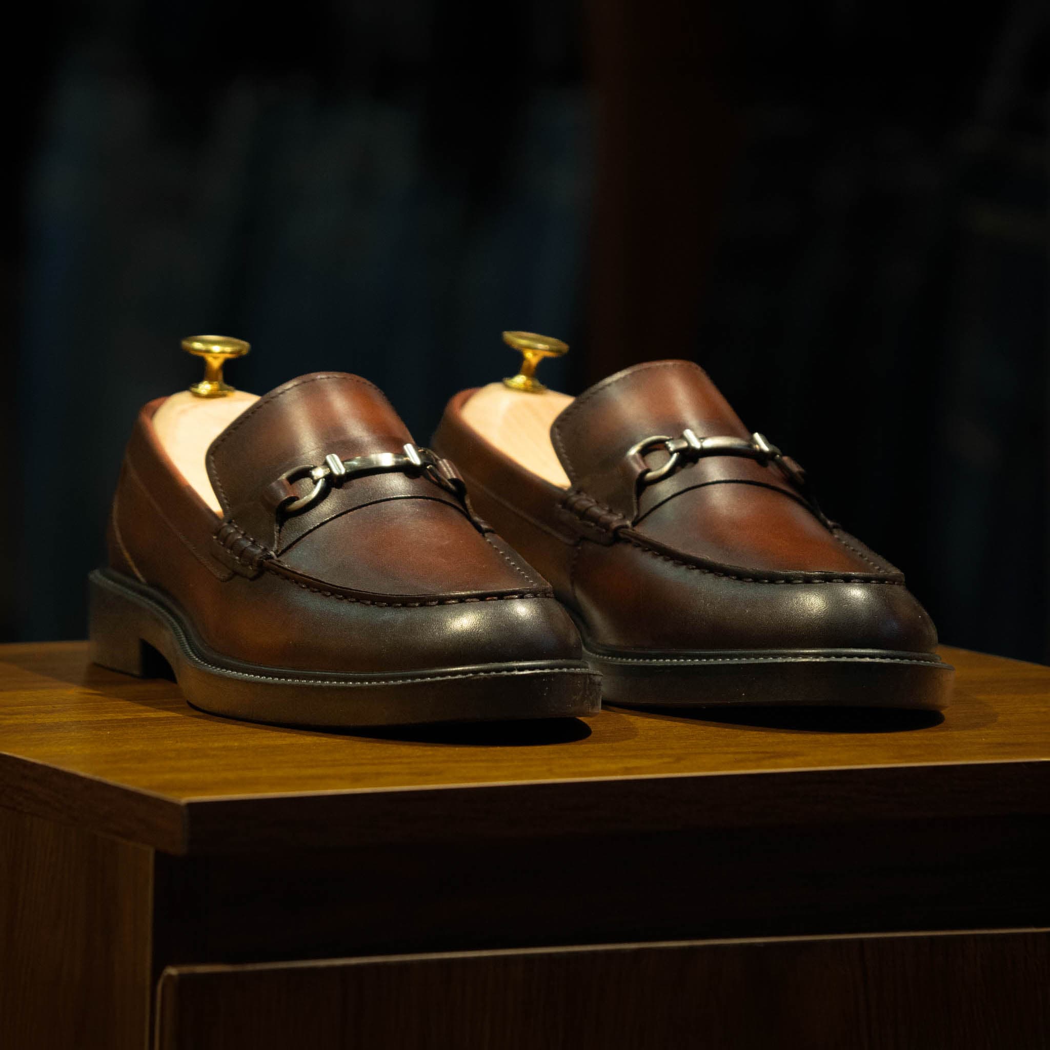 Giày Beckman Horsebit Loafer - Nâu