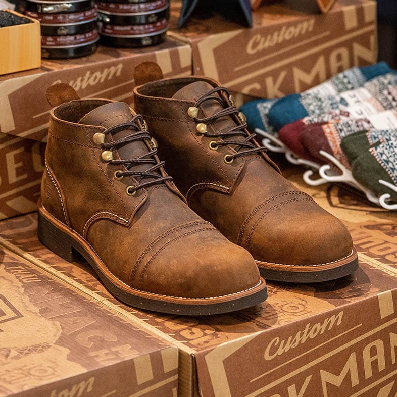 Giày boots Beckman Ironboots - Bò 29