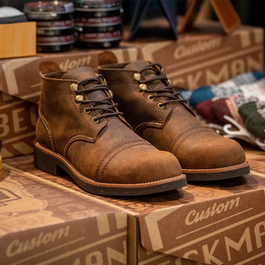 Giày boots Beckman Ironboots - Bò 28