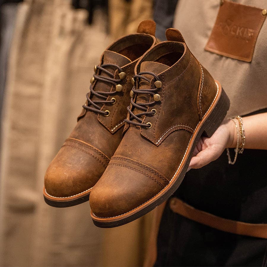 Giày boots Beckman Ironboots - Bò 15