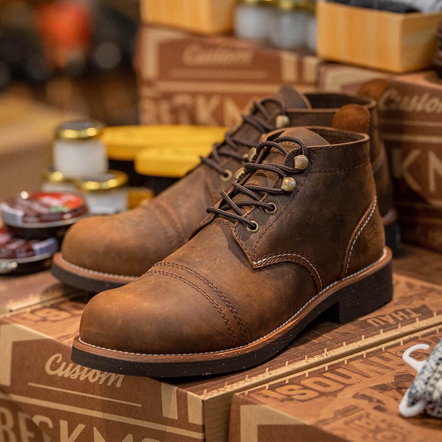Giày boots Beckman Ironboots - Bò 18