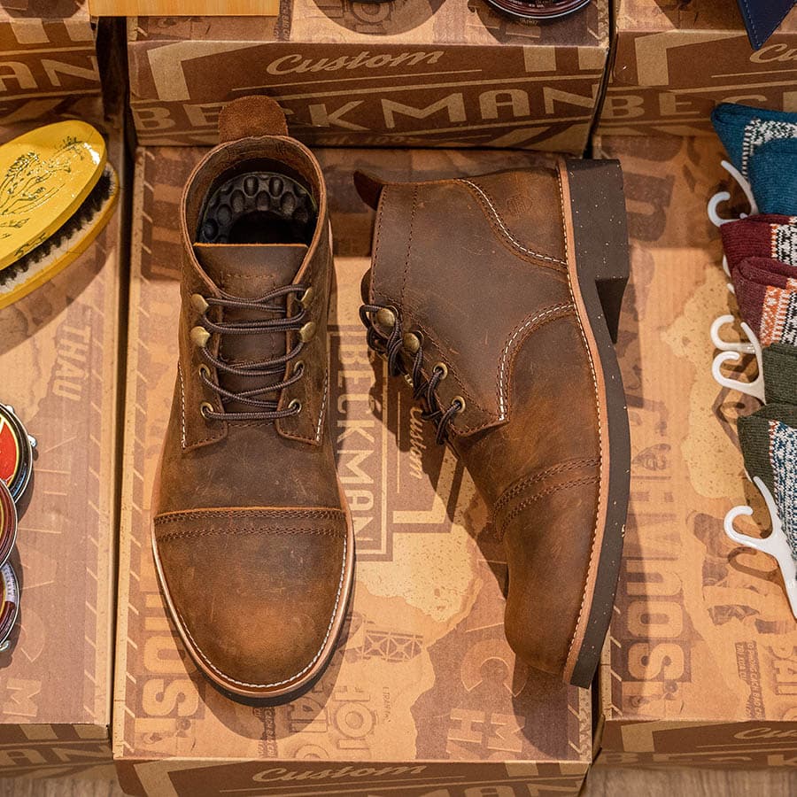 Giày boots Beckman Ironboots - Bò 20