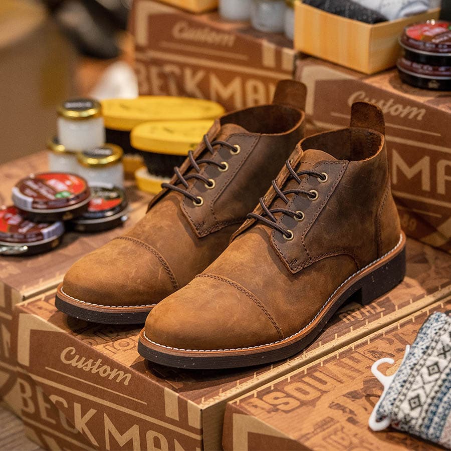Giày boots Chukka Trench Boot BM - Bò 7