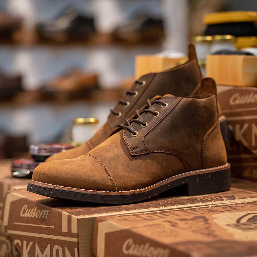 Giày boots Chukka Trench Boot BM - Bò 8