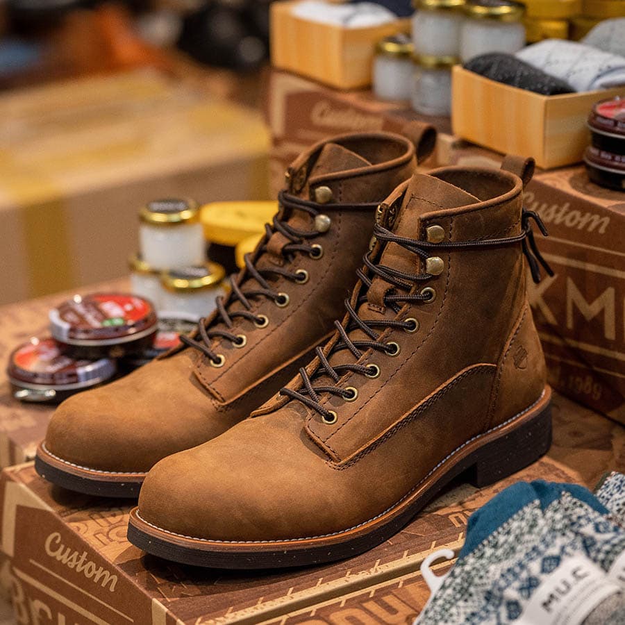 Giày Boots Lineman Beckman- Bò 10