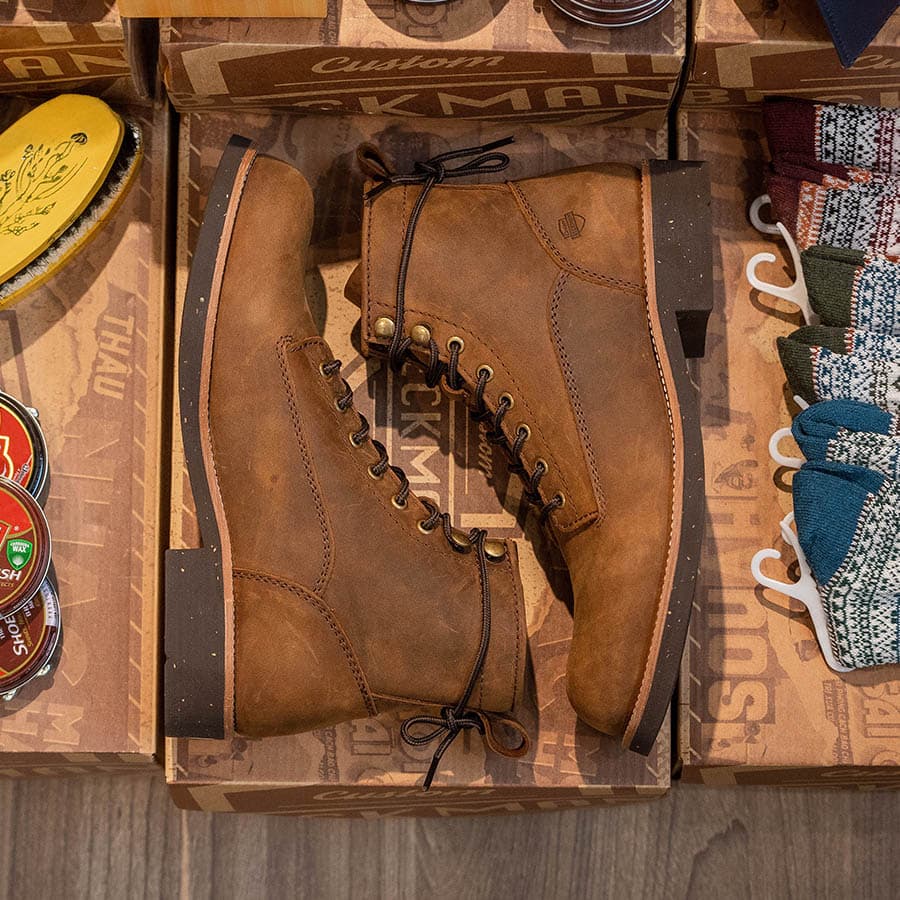 Giày Boots Lineman Beckman- Bò 11
